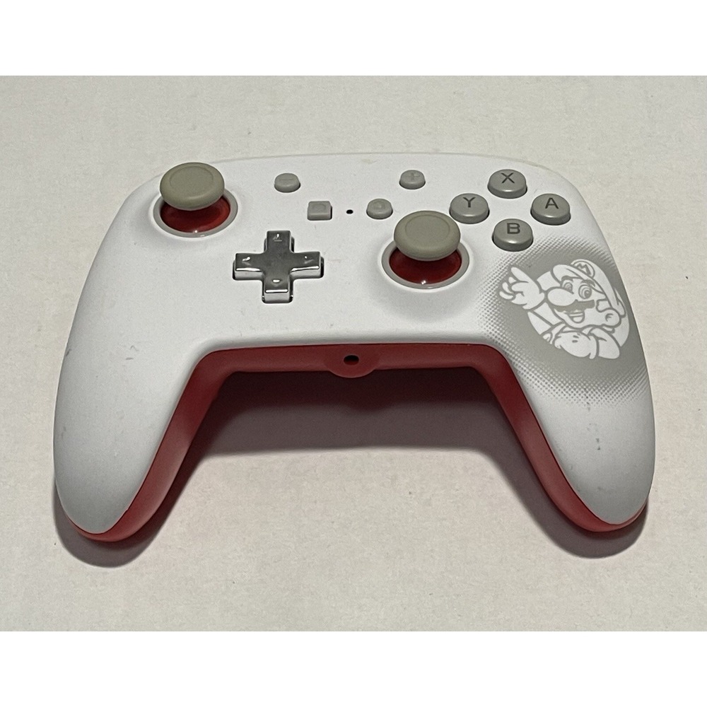 PowerA‎ Enhanced Wireless Controller Nintendo Switch OS Mario White Red 1511365